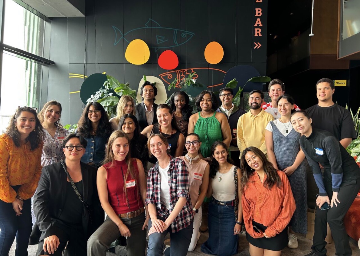 Global Shapers Brooklyn Hub members gathered together